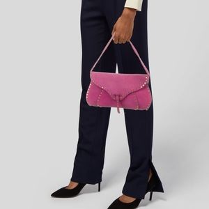 Authentic CÈLINE Poulbot Studded Shoulder Bag (CE00/24)